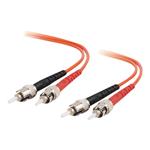 C2G Low-Smoke Zero-Halogen - Patch kabel - ST několik režimů (M) do ST několik režimů (M) - 2 m - o 85208