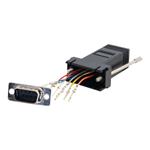C2G Modular Adapter - Sériový adaptér - RJ-45 (F) do DB-9 (M) - černá