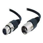C2G Pro-Audio - Audio kabel - XLR3 (M) do XLR3 (F) - 2 m - stíněná kroucená dvoulinka (S/FTP) 80378
