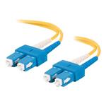 C2G SC-SC 9/125 OS1 Duplex Singlemode PVC Fiber Optic Cable (LSZH) - Patch kabel - jednoduchý režim 85569