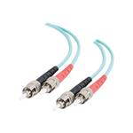C2G ST-ST 10Gb 50/125 OM3 Duplex Multimode PVC Fiber Optic Cable (LSZH) - Síťový kabel - ST několik 85504
