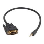 C2G Velocity DB9 Male to 3.5mm Male Adapter Cable - Sériový kabel - stereo mini jack (M) do DB-9 (M 87187