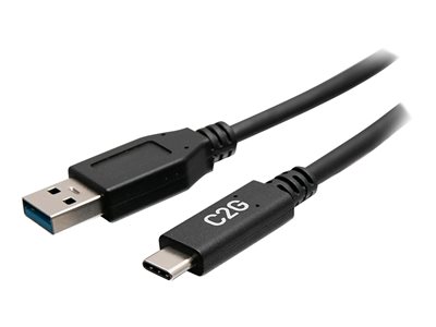 C2G28874, 6in USB 3.0 USB-C TO USB-A M/M BLK