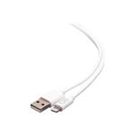 C2G29905, 3ft/.9m USB A to Lightning Cable White