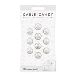 CABLE CANDY Small Beans,10ks,bílý CC015 9005177137727