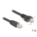 Cable RJ45 plug to RJ45 plug with screw, Cable RJ45 plug to RJ45 plug with screw 80477