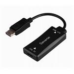 CABLEXPERT redukcia aktívna 4K 30Hz HDMI F/DisplayPort M, 0,15m A-HDMIF30-DPM-01