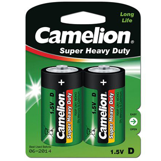 CAMELION Batérie SUPER HD zink-chlorid D 2ks R20 1