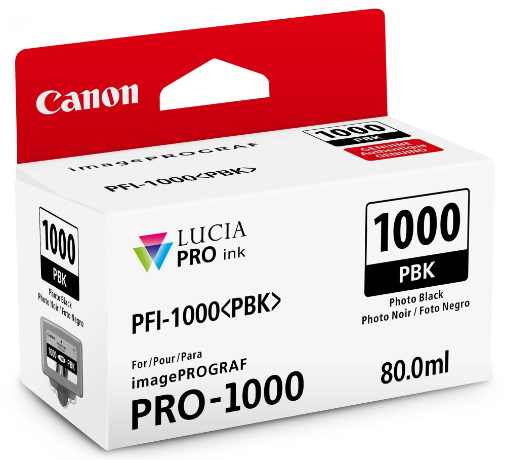 Canon cartridge PFI-1000 PBK Photo Black Ink Tank 0546C001