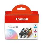 Canon CLI-8 Multipack - 3-balení - žlutá, azurová, purpurová - originál - inkoustový zásobník - pro PIXMA iP660 0621B029