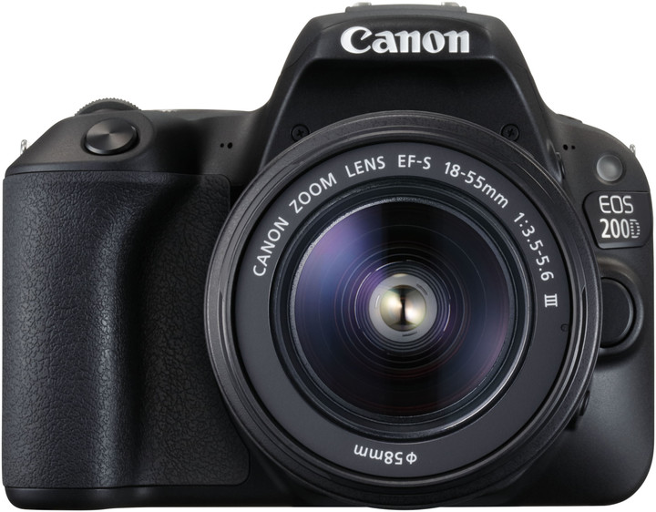 Canon EOS 200D Black + EF-S 18-55 DC + EF 75-300 DC SELEKCE SIP 2250C025