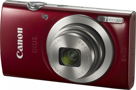 Canon IXUS 185 RED - 20MP, 8x zoom, 28-224mm, 2,7", HD video 1809C001