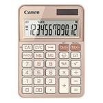 Canon kalkulačka KS-125KB-GD 6818C001, ružová, stolová, dvanásťmiestna, automatické vypnutie