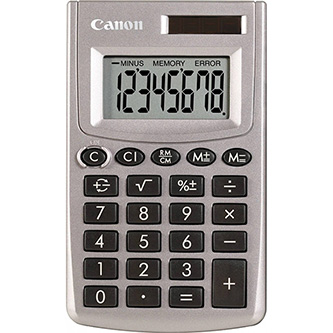 Canon Kalkulačka LS-270L EMEA HB, šedá, vrecková, osemmiestna 6649C001
