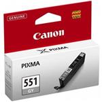 Canon originál ink CLI551GY, grey, 7ml, 6512B001, Canon PIXMA iP7250, MG5450, MG6350, MG7550