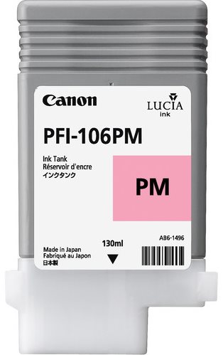 Canon originál ink PFI106PM, photo magenta, 130ml, 6626B001, Canon iPF-6300