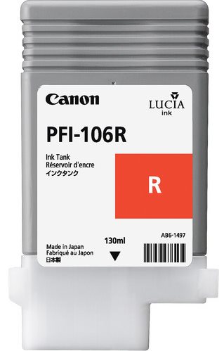 Canon originál ink PFI106R, red, 130ml, 6627B001, Canon iPF-6300