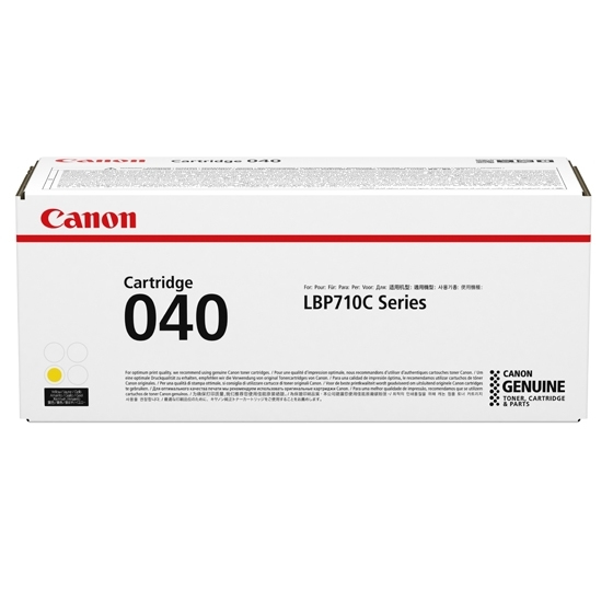 Canon originál toner 040Y, yellow, 5400str., 0454C001, Canon imageCLASS LBP712Cdn,i-SENSYS LBP710Cx