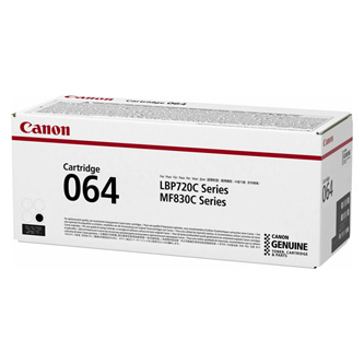 Canon originál toner 064 BK, black, 6000str., 4937C001, Canon i-SENSYS MF832Cdw, O
