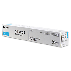 Canon originál toner CEXV55, cyan, 18000str., 2183C002, Canon IRA C25I,IF,IS,356I,IF,P,IR-C256I,IS,356I,P, O 2183C002