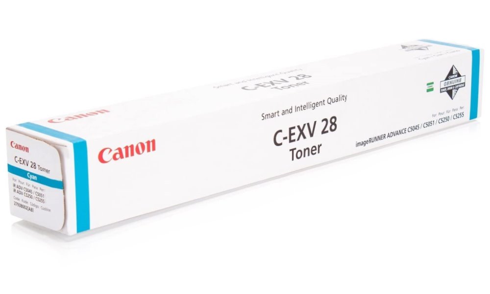Canon originální TONER CEXV28 CYAN IR Advance C5045/5051/5250/5255 38 000 stran A4 (5%) 2793B002