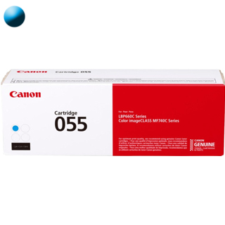 Canon originální toner CRG-055C (azurový, 2100str.) pro Canon MF742Cdw, MF744Cdw, MF746Cx, LBP663Cdw, LBP664Cx 3015C002