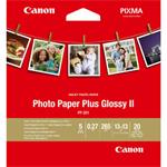 Canon Photo Paper Plus Glossy II, foto papier, lesklý, biely, 13x18cm, 5x7&quot;, 275 g/m2, 20 ks, 2311B060