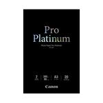 Canon Photo Paper Pro Platinum, foto papier, lesklý, biely, A3, 300 g/m2, 20 ks, PT-101 A3, atramen 2768B017