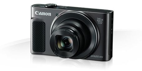 Canon PowerShot SX620HS, Black - 20MP, 25x zoom, 25-625mm, 3,0" 1072C002