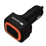 Canyon C-05, univerzálna autonabíjačka, 4x USB, výstup 5V/4.8A, inteligentná technológia nabíjania, podsviete CNE-CCA05B