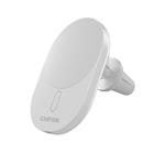 Canyon CCH-105, bezdrôtová autonabíjačka, magnetické uchytenie mobilu, 15W, 1x USB-C 20W. biela CNS-CCH105W