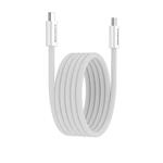 Canyon CCMG60AB15, 1 m kábel, USB-C / USB-C, magnet, PD 60 W, opletený, biely CND-CCMG60AB15W