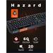 Canyon CND-SKB6-CS Hazard, herná klávesnica, USB, mechanická, LED podsvietenie 20 režimov, SK klávesy