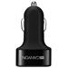 Canyon CNE-CCA06B, univerzálna autonabíjačka, 3x USB, 5V/3.1A, ochrana proti prepätiu, čierna