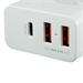 Canyon CNE-CHA08W, univerzálna nabíjačka do steny, 2x USB, 5V/2.4A + 1xUSB-C Quick Charge, Smart IC, biela