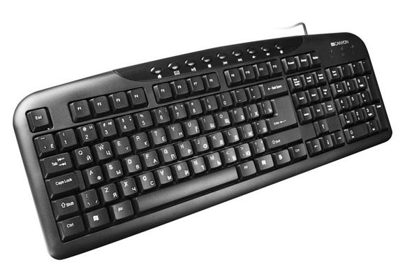Canyon CNE-CKEY2-SK klávesnica, USB, multimediálne funkcie, 9 hot keys, štíhla, čierna, SK
