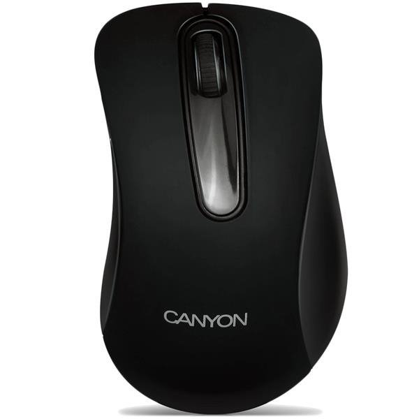 Canyon CNE-CMS2, optická myš, USB, 800 dpi, 3 tlač, čierna