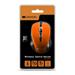 Canyon CNE-CMSW1O, Wireless optická myš USB, 800/1000/1200 dpi, oranžovo-čierna
