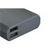 Canyon CNE-CPBF100DG Powerbank 10.000 mAh, výstup 2 x USB 5V/max 2,4A, pre smartfóny a tablety, tmavo šedá