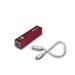 Canyon CNE-CSPB26R pohotovostná externá batéria s nabíjačkou 2600mAh, single USB 5V/1A, pre smartfóny a tablety, červen