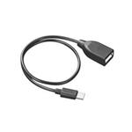 Canyon CNE-USBC2B, 1.8m kábel USB-C / USB 2.0, 5V 1A, priemer 3.2mm, PVC, čierny