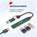 Canyon DS-02, USB-C Hub, 4 porty, 3xUSB 2.0 480Mbps, 1xUSB 3.0, 5Gbps, USB-C/USB-A adaptér, modrá CNS-TDS02BL