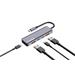 Canyon DS-18, USB-C Hub, 5 portov, 1x USB-C 5V DC nabíjanie, 2x USB-C, 10Gbps, 2xUSB 3.2 port, kompaktný CNS-TDS18