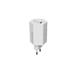 Canyon Hexagon 65, vysokorýchlostná univerzálna nabíjačka do steny, 2x USB-C 65W PD, 1x USB-A 18W, biela CND-CHAHEX65W
