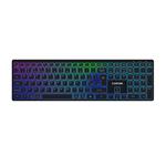Canyon HKB-11, 2v1 bezdrôtová klávesnica, vodeodolná, 12 multim. kláves, RGB podsv, plnoh. veľkosť, štíhl CNS-HBTK11B-CS