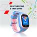 Canyon KW-49, Zefir, smart hodinky pre deti, E-SIM 4G VoLTE, GPS, Video volania, SOS tlačidlo, modré CNE-KW49BL