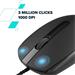 Canyon M-10, symetrická optická myš s efektom hladkého posuvu, USB, 1.000 dpi, 3 tlač, šedo-biela