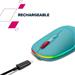 Canyon MW-22, 2v1 bezdrôtová optická myš Bluetooth / Wireless USB, 800/1200/1600 DPI, 4 tlač, azúrová CNS-CMSW22DC