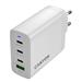 Canyon OnCharge 120ACC, vysokorýchlostná univerzálna nabíjačka do steny, 120W, 3x USB-C , 1x USB-A, biela CNS-CUW120ACC