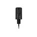 Canyon OnCharge 200, univerzálna nabíjačka do steny, 1x USB-C + 1x USB-A, PD 20W, čierna CNE-CHA200-31
